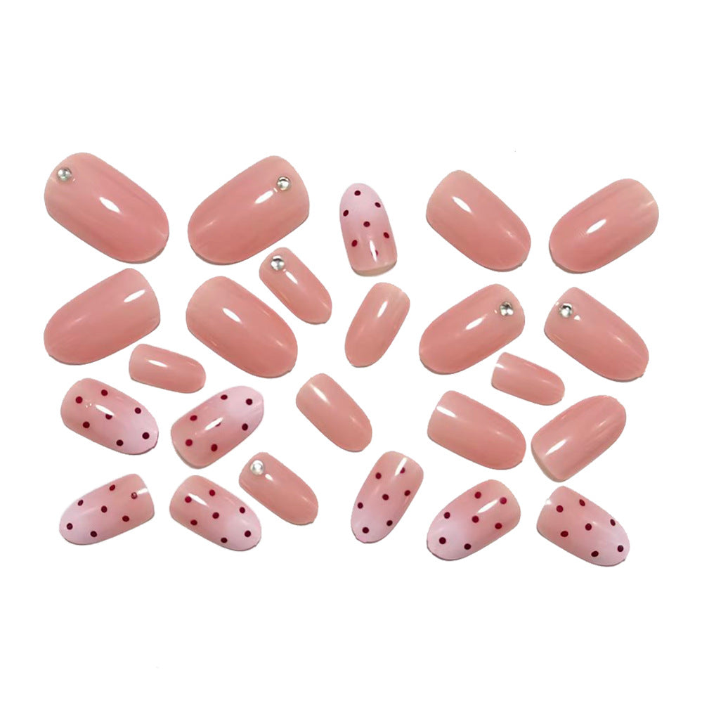 Trendy Polka Dot Design Artificial Nails Stornfield