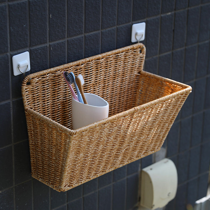 Unisex storage basket with rounded edges and practical handles Stornfield