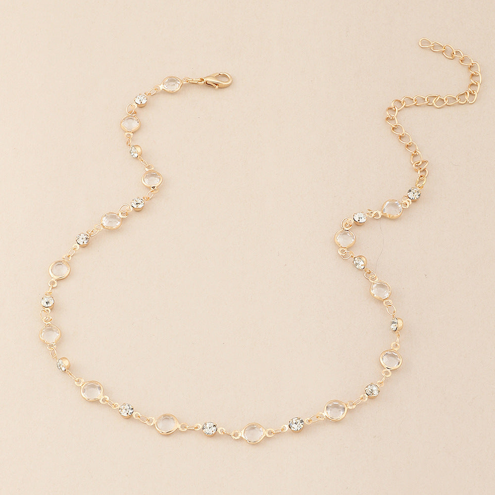 Elegant Crystal Embellished Anklet Stornfield