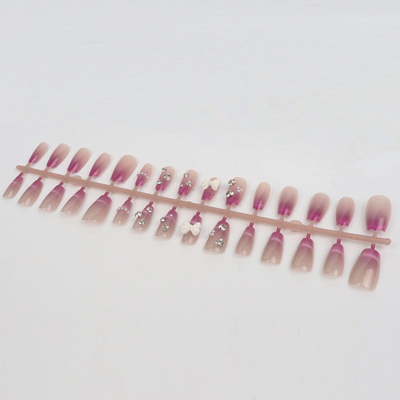 Glamorous Ombre Decorative Press-On Nail Set Stornfield