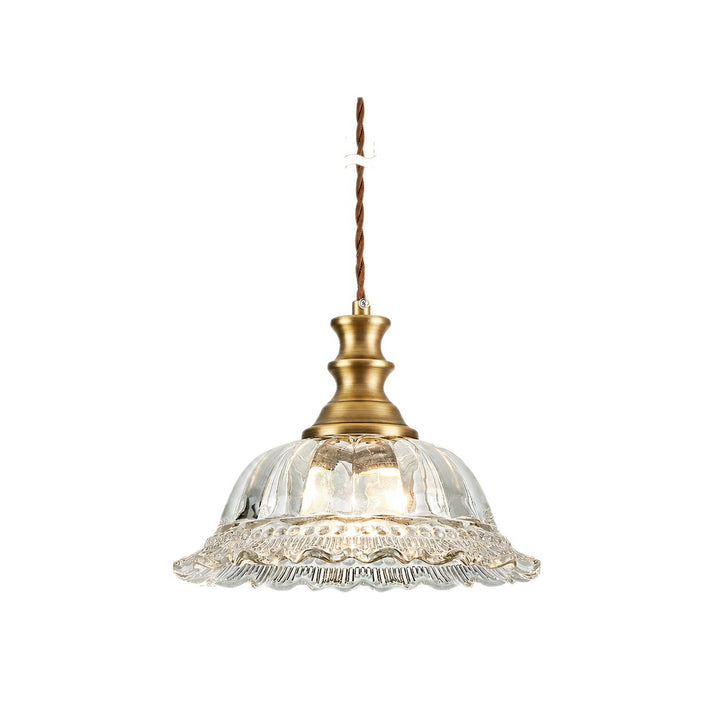 Vintage Glass Pendant Light