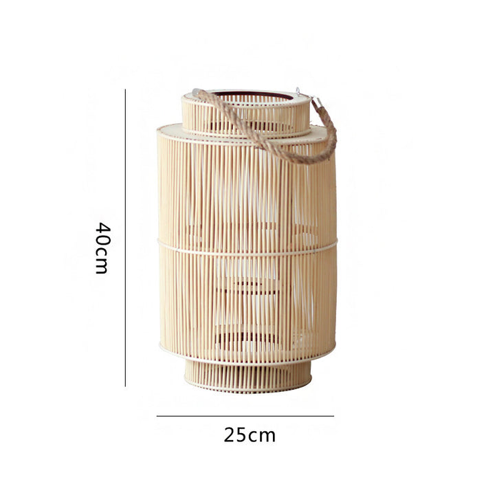 Decorative Rattan Lantern Stornfield