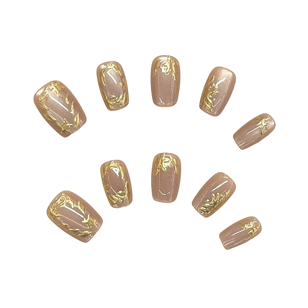 Elegant Press-On Nail Set Stornfield