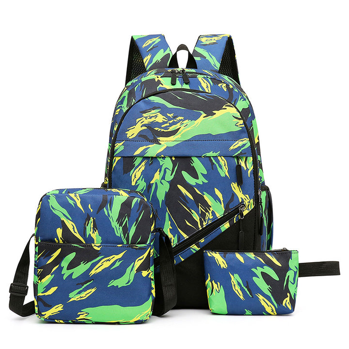 Fashionable backpack set with multiple compartments Stornfield