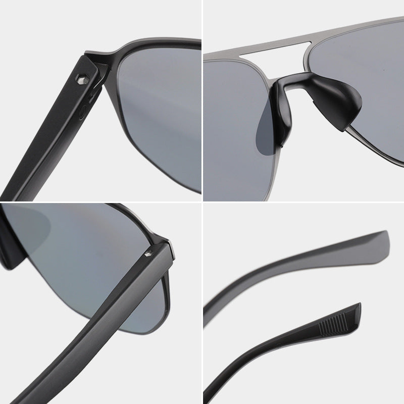 Contemporary Square Frame Sunglasses Stornfield