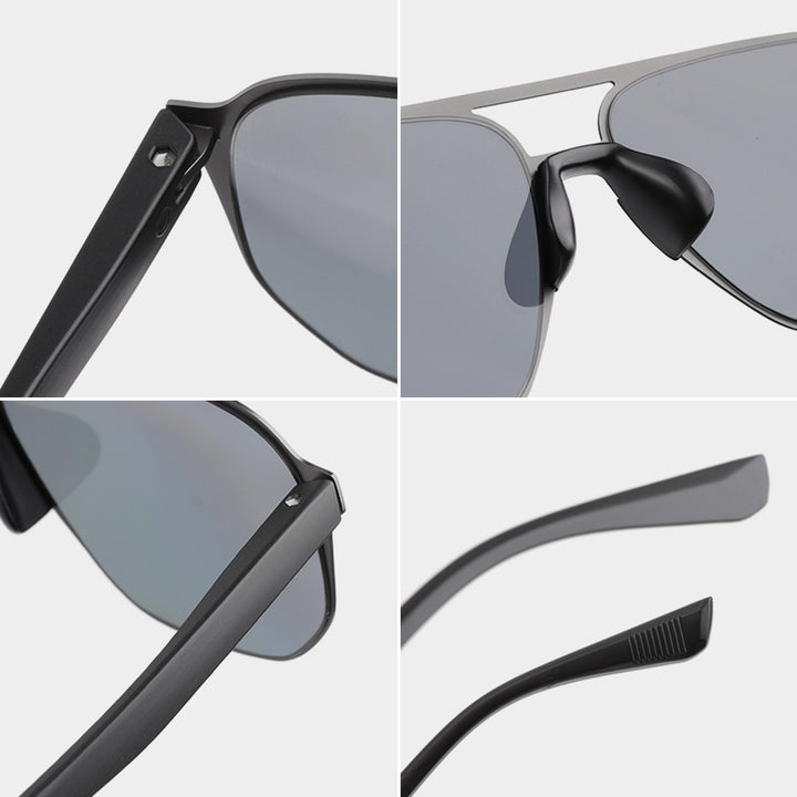 Contemporary Square Frame Sunglasses Stornfield