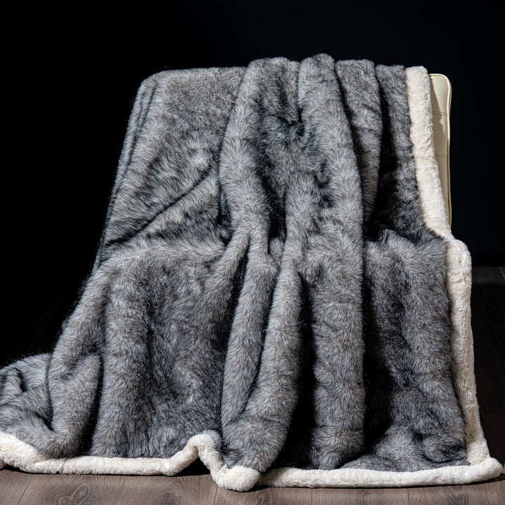 Luxurious Faux Fur Throw Blanket Stornfield 1787118668