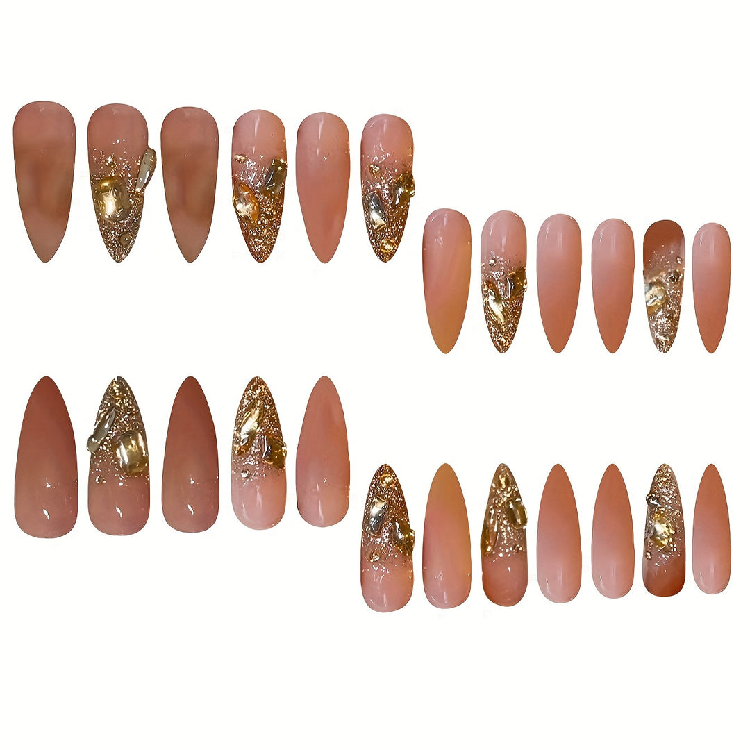 Glamorous Glittery Stiletto Nail Art Stornfield