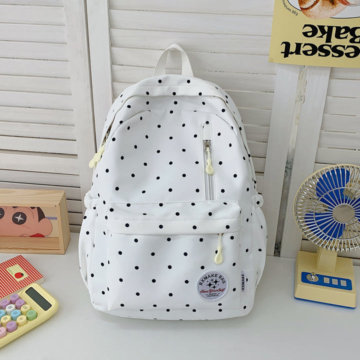 Polka Dot Student Backpack Stornfield