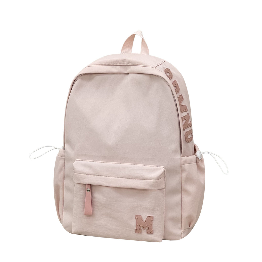Stylish Canvas Backpack with Plush Keychain Stornfield