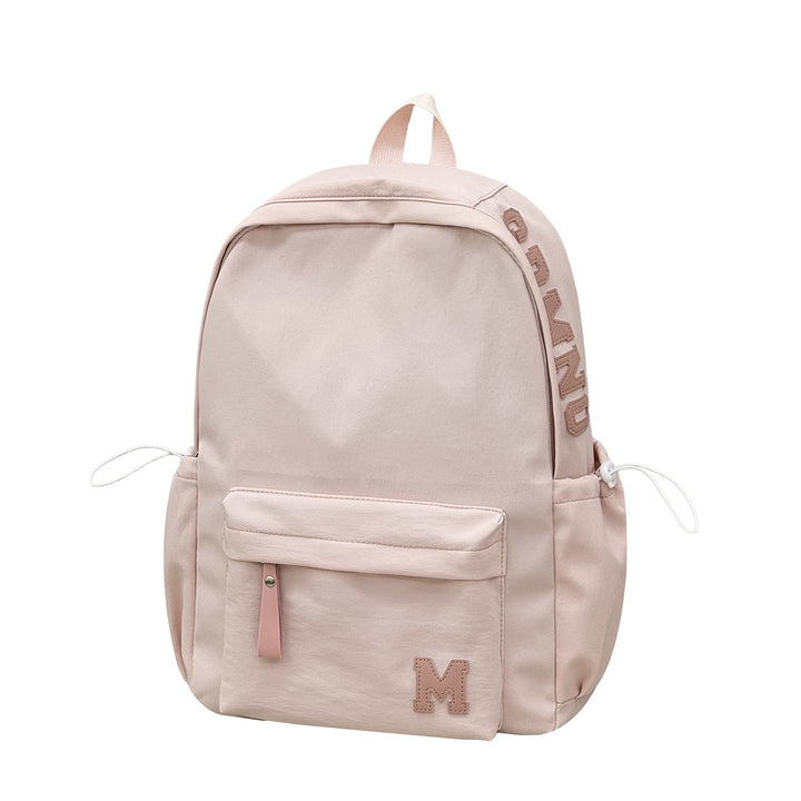 Stylish Canvas Backpack with Plush Keychain Stornfield