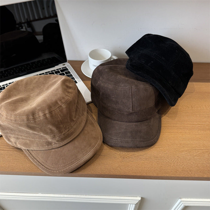 Men's Casual Suede Field Cap Stornfield