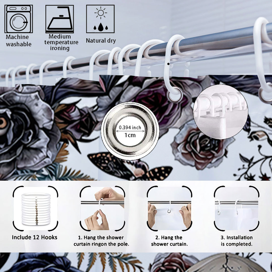 Artistic Skull Bathroom Décor Set Stornfield