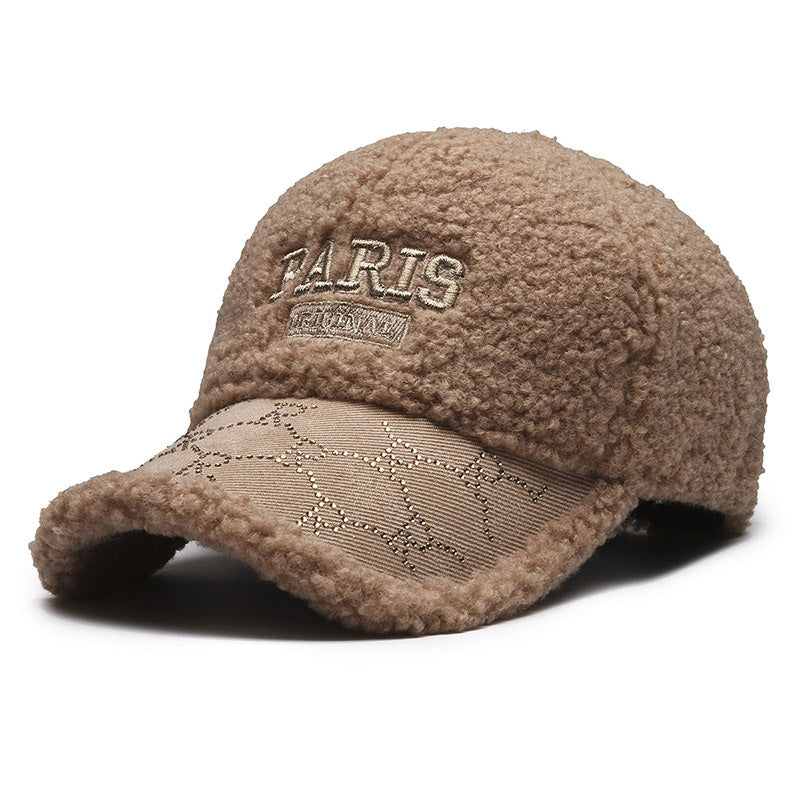 Women's Plush Faux Fur Baseball Cap Stornfield