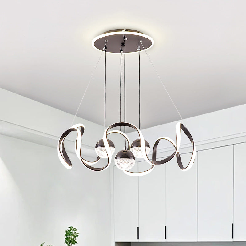 Artistic LED Cluster Chandelier
