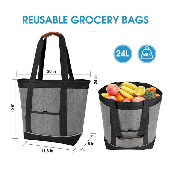 Women's cooling and shopping bag with insulated interior and durable design Stornfield