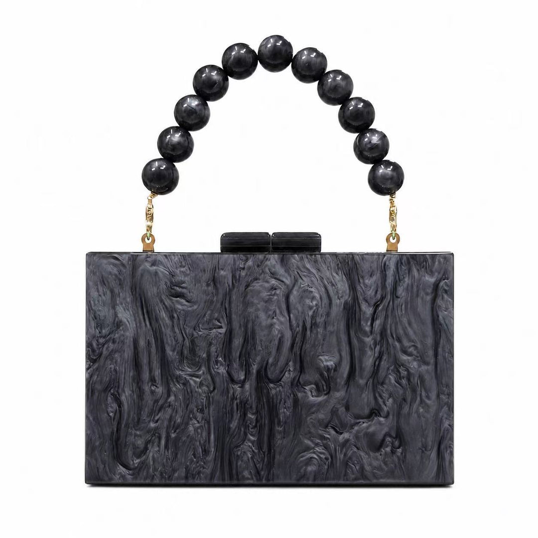 Elegant Acrylic Structured Handbag