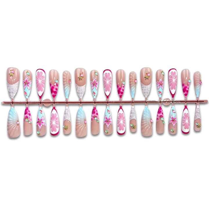 Artistic Decorative Press-On Nail Set 1790745449