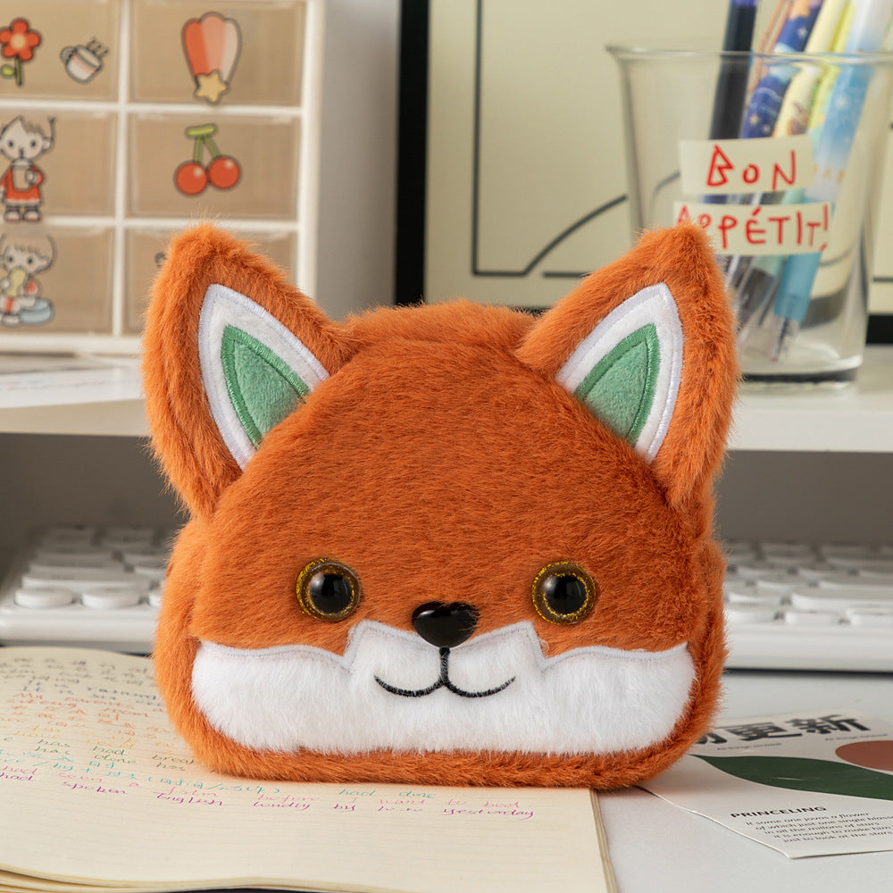 Plush Fox-Shaped Pencil Case Stornfield