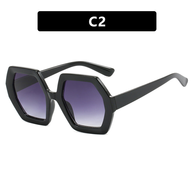 Women innovative hexagonal sunglasses Stornfield