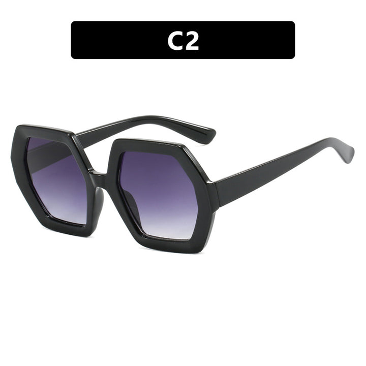 Women innovative hexagonal sunglasses Stornfield