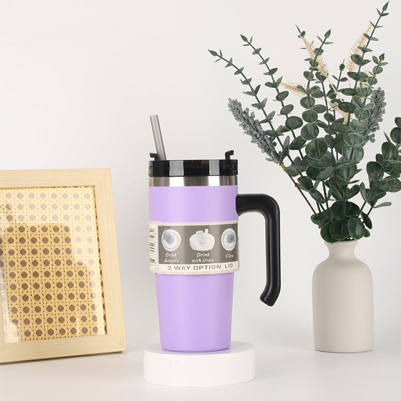 Unisex thermos mug with 3-in-1 drinking options Stornfield