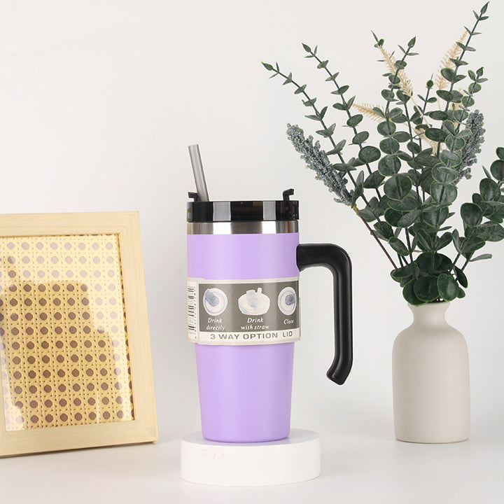 Unisex thermos mug with 3-in-1 drinking options Stornfield