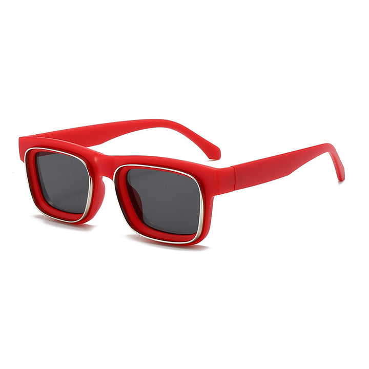 Women's fashionable square sunglasses with contrasting frame Stornfield