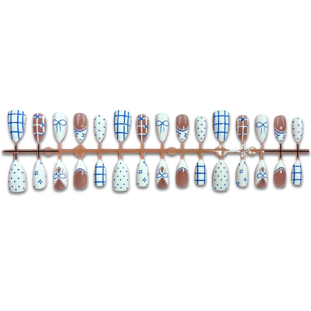 Patterned Press-On Nail Set