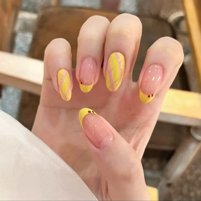 Glamorous artificial nails with starry sky design Stornfield
