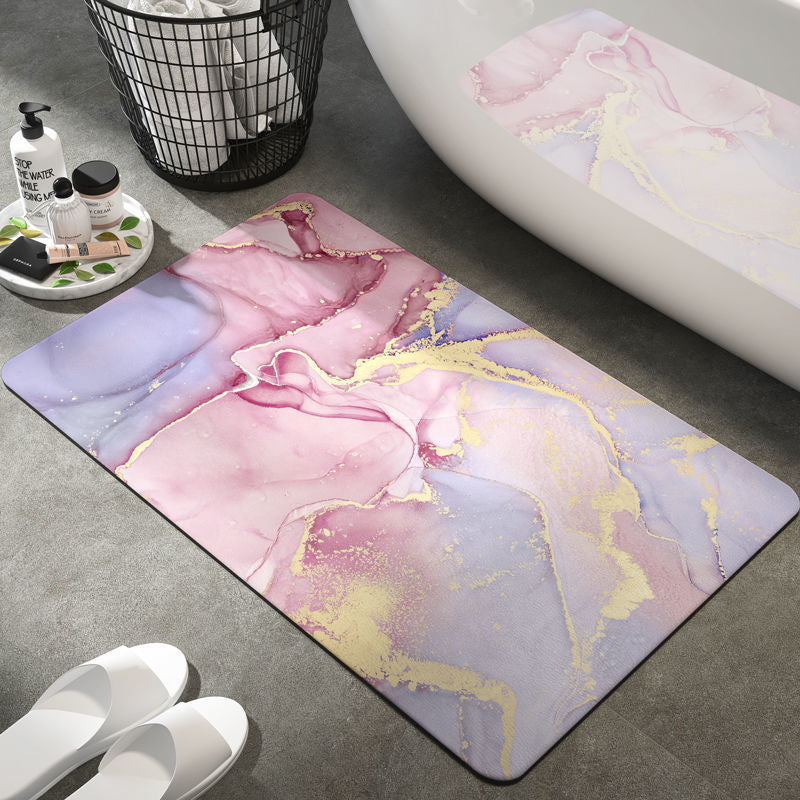 Artistic Abstract Bath Mat