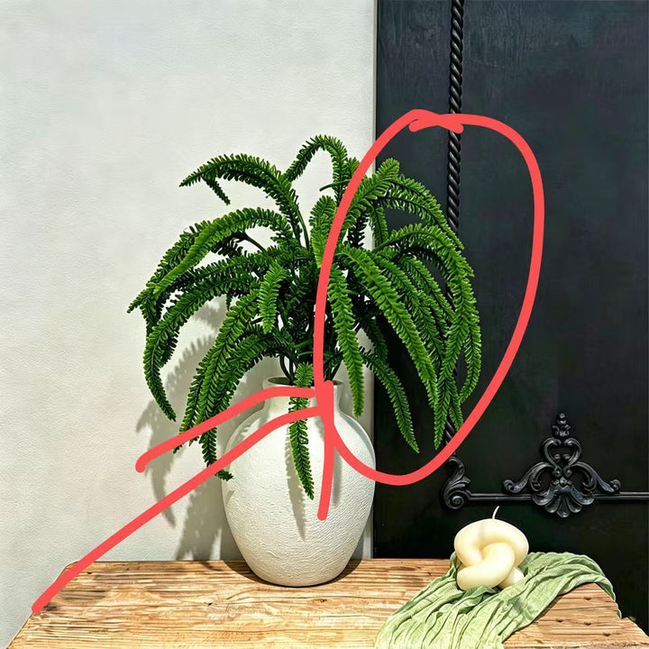 Artificial Fern Plant for Home Decor Display