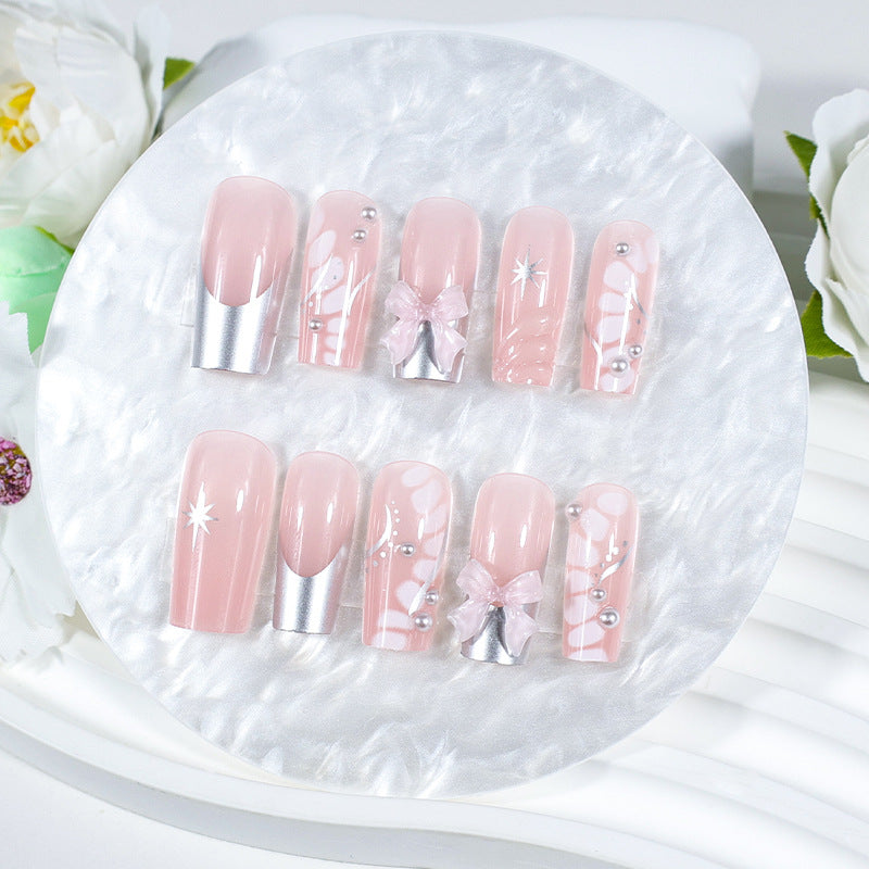Acrylic nail set with elegant accents Stornfield