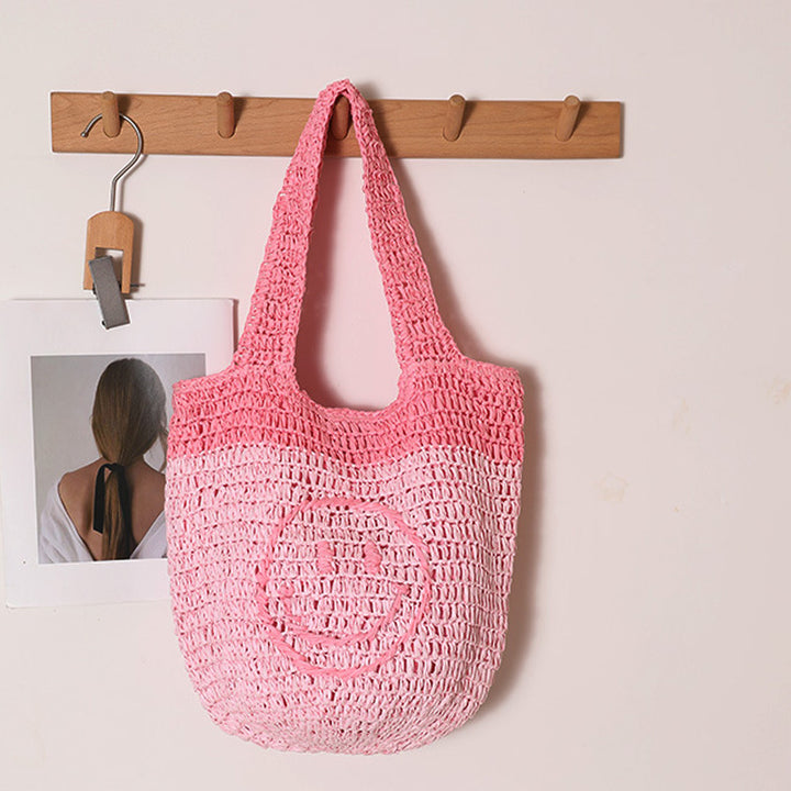 Hand-knotted shopping bag with casual design Stornfield