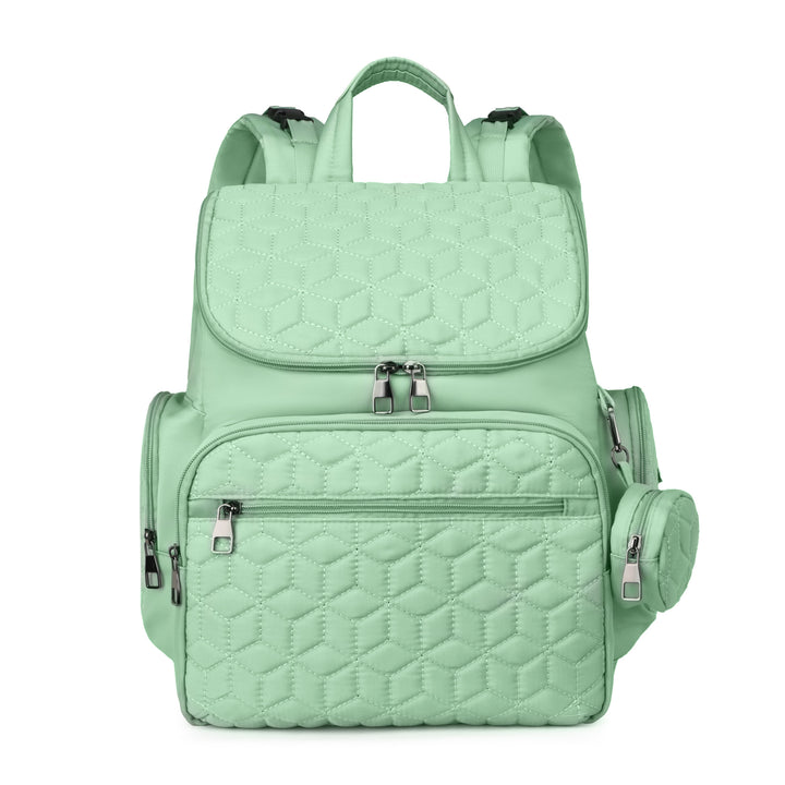 Versatile Quilted Multi-Pocket Backpack Stornfield
