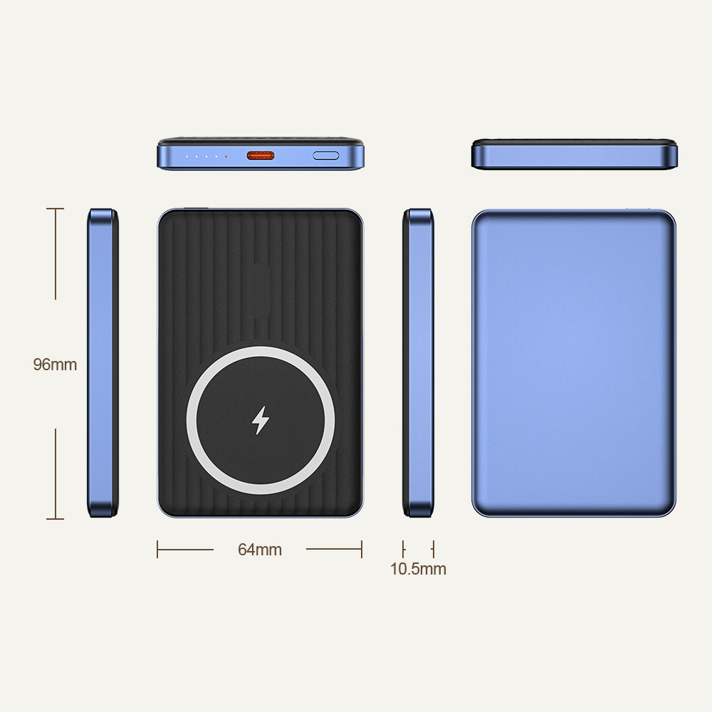 Magsafe Portable Power Bank with Integrated Fast Charger Stornfield