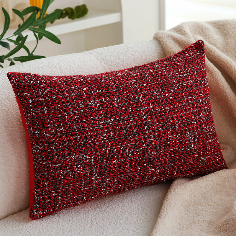 Decorative pillow with textured design
