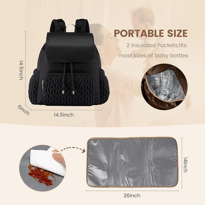 Stylish backpack with padded back and versatile compartments Stornfield