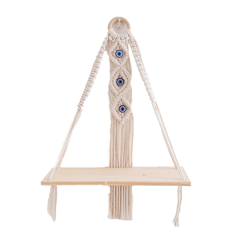 Decorative Macrame Hanging Shelf Organizer Stornfield