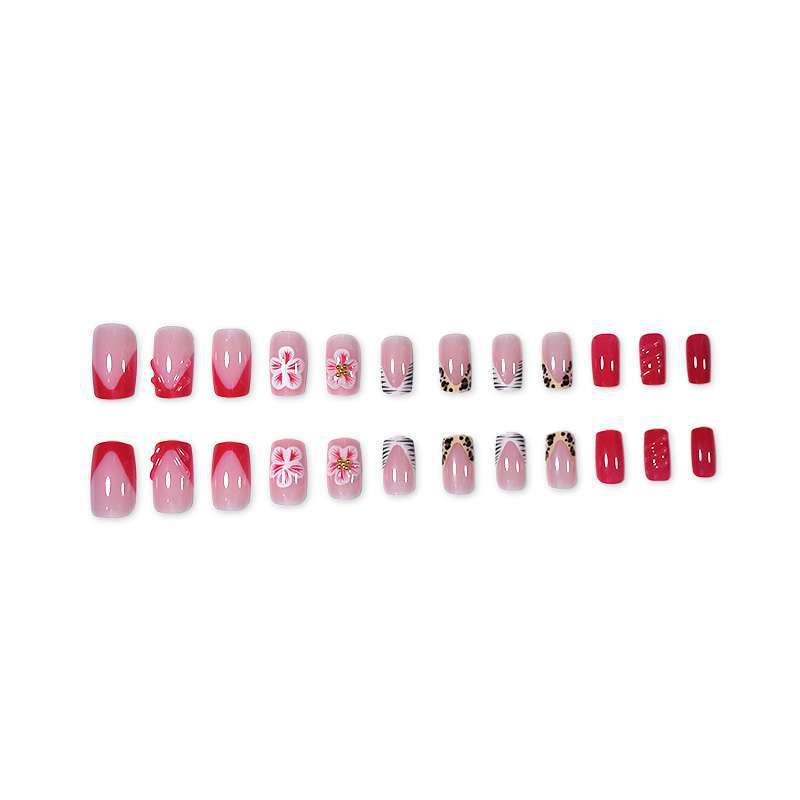 Creative Floral Press-On Nail Art Set Stornfield