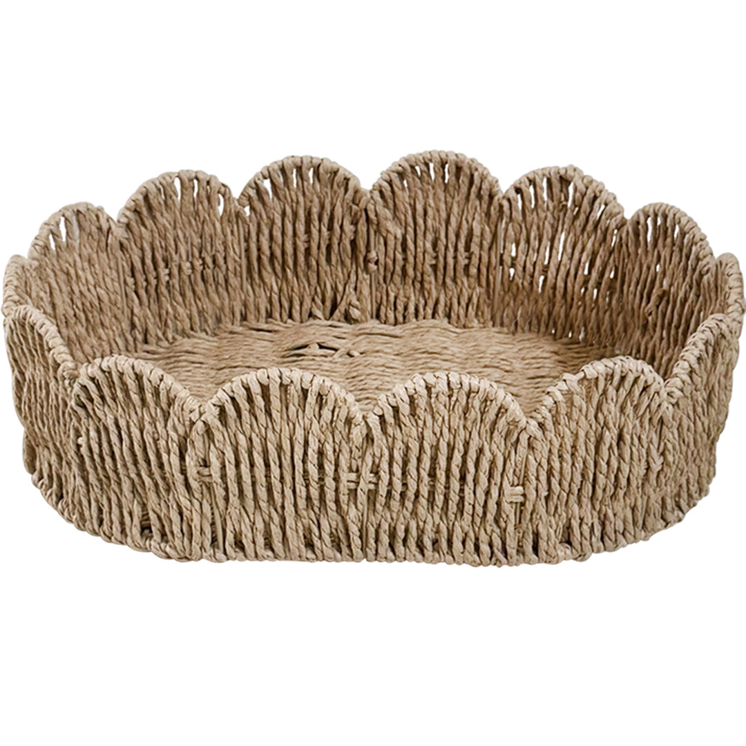 Decorative hand-woven storage basket Stornfield