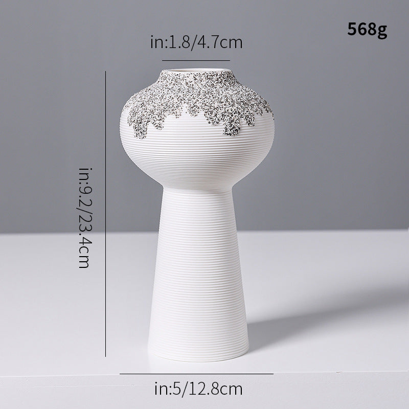 Decorative Textured Ceramic Vase Stornfeild
