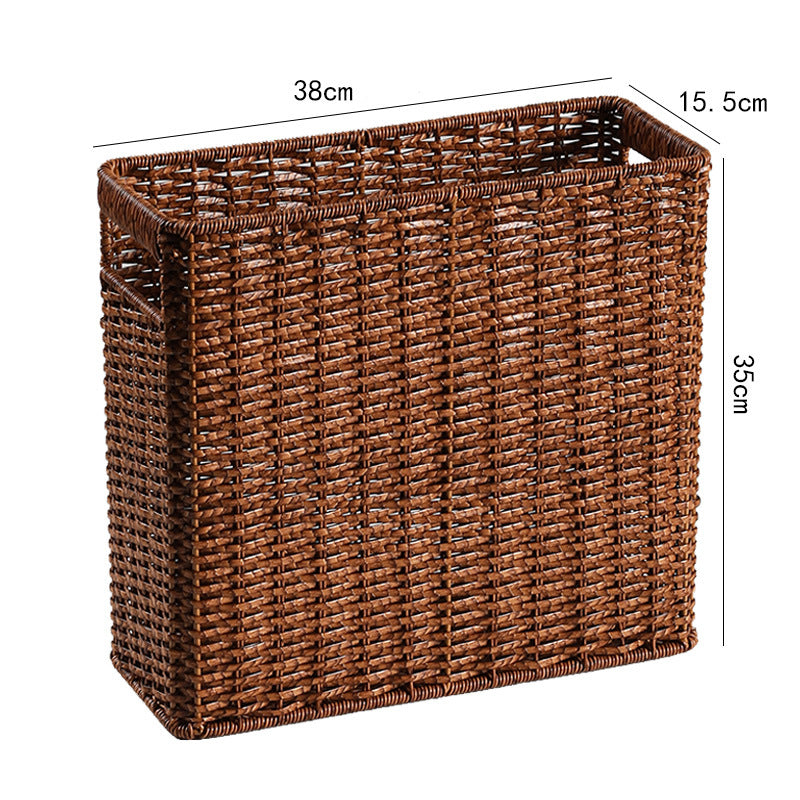 Large Woven Storage Bin with Ergonomic Cutout Handles Stornfield
