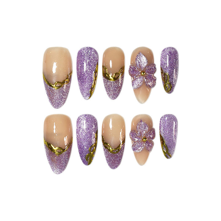 Artistic Glitter Nail Art Extensions Stornfield