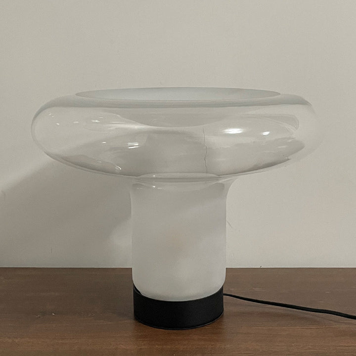 Modern Sculptural Glass Table Lamp