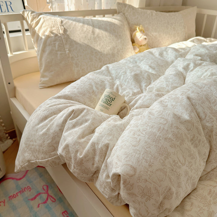 Elegant Printed Duvet Cover Set