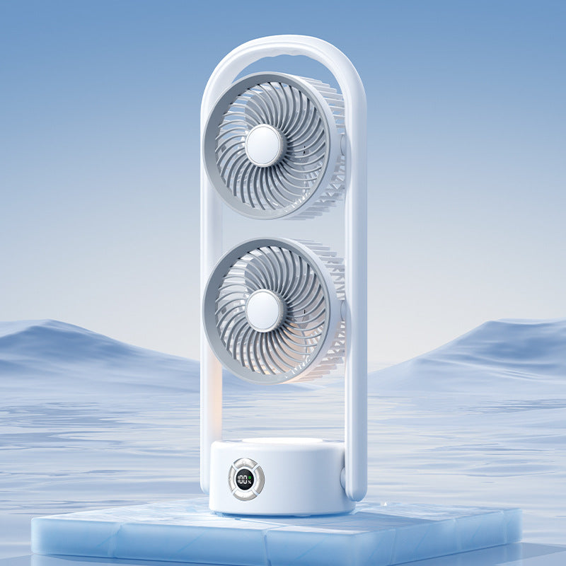 Ladies Portable Double Fan Stornfield