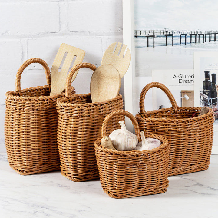 Handcrafted Wicker Utility Basket Stornfield