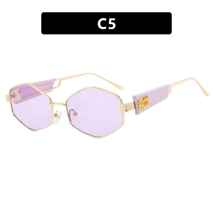 Women's geometric sunglasses with fashionable design and UV protection Stornfield