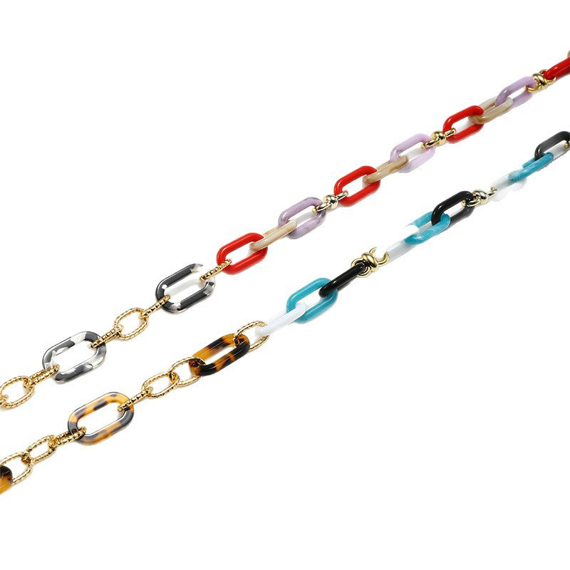 Fashionable Eyewear Chain with Colorful Links Stornfield